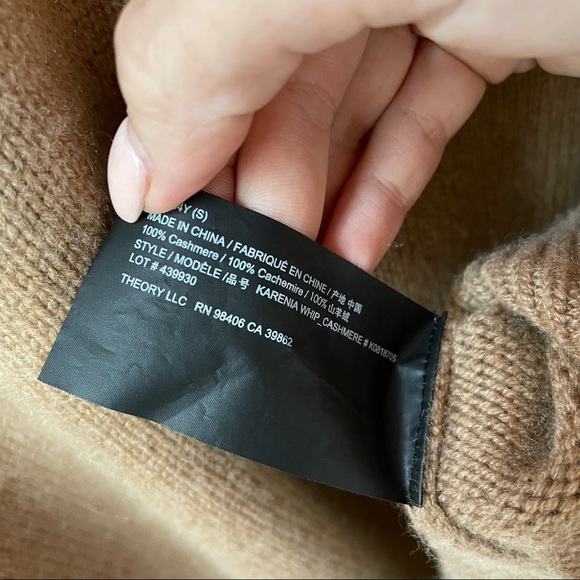 Theory Cashmere Sweater Camel - Picture 6 of 8